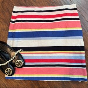 Talbots Striped Short Skirt - Size 16